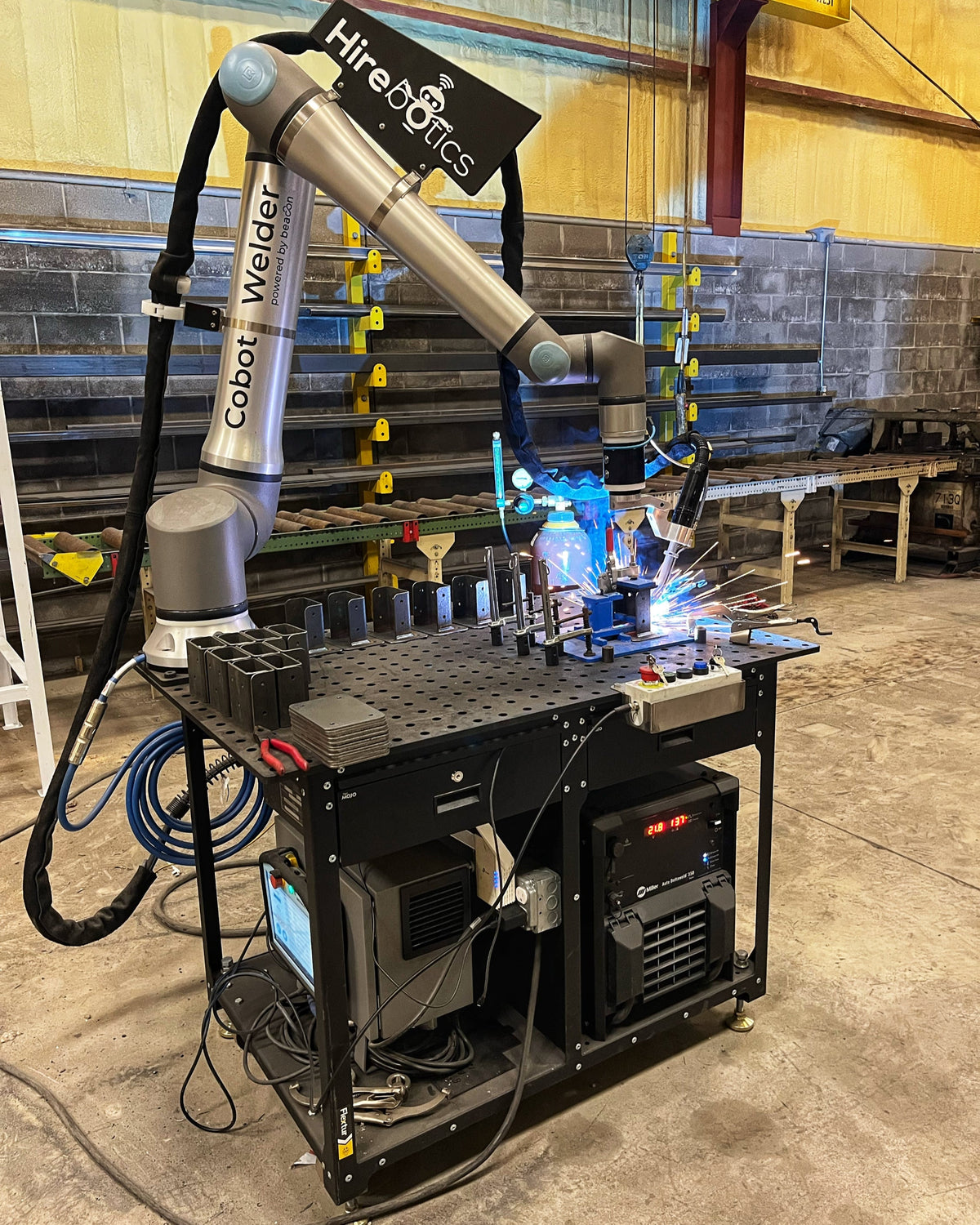 Collaborative robotic welding at Hawley Services