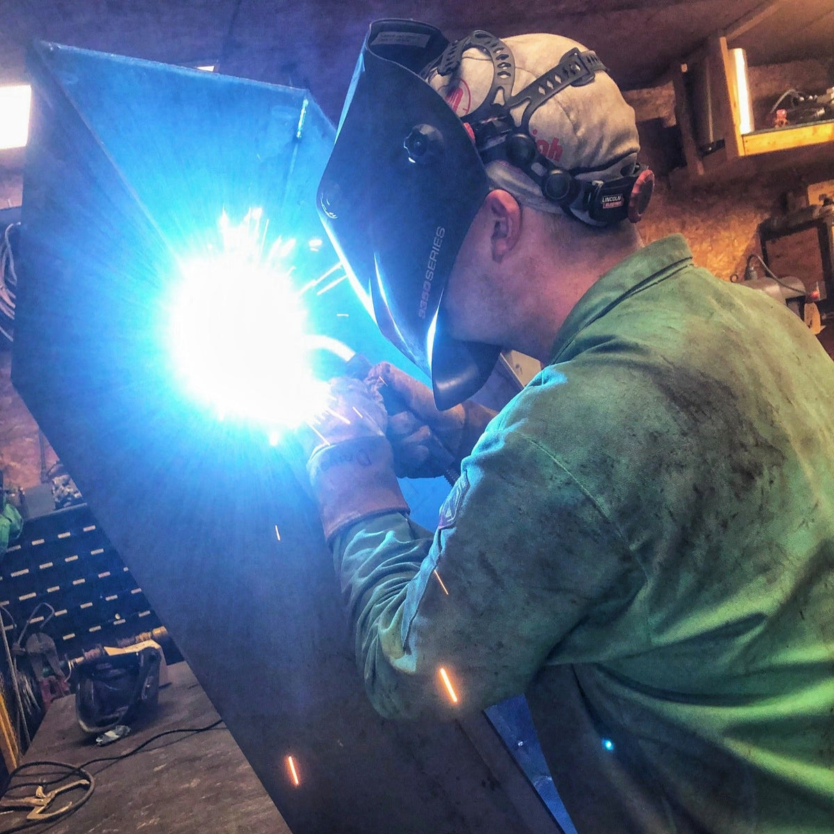 MIG and TIG welding in the Hawley Services shop